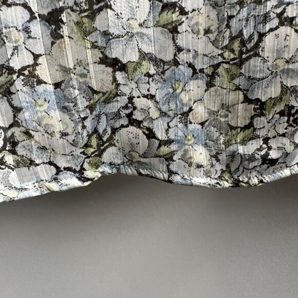 H&M Ruffle-trimmed Long Sleeve Blouse, Size X-Small - Picture 6 of 8